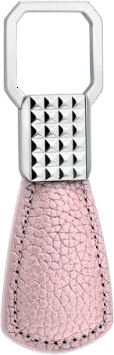 Pink leather contactless key fob