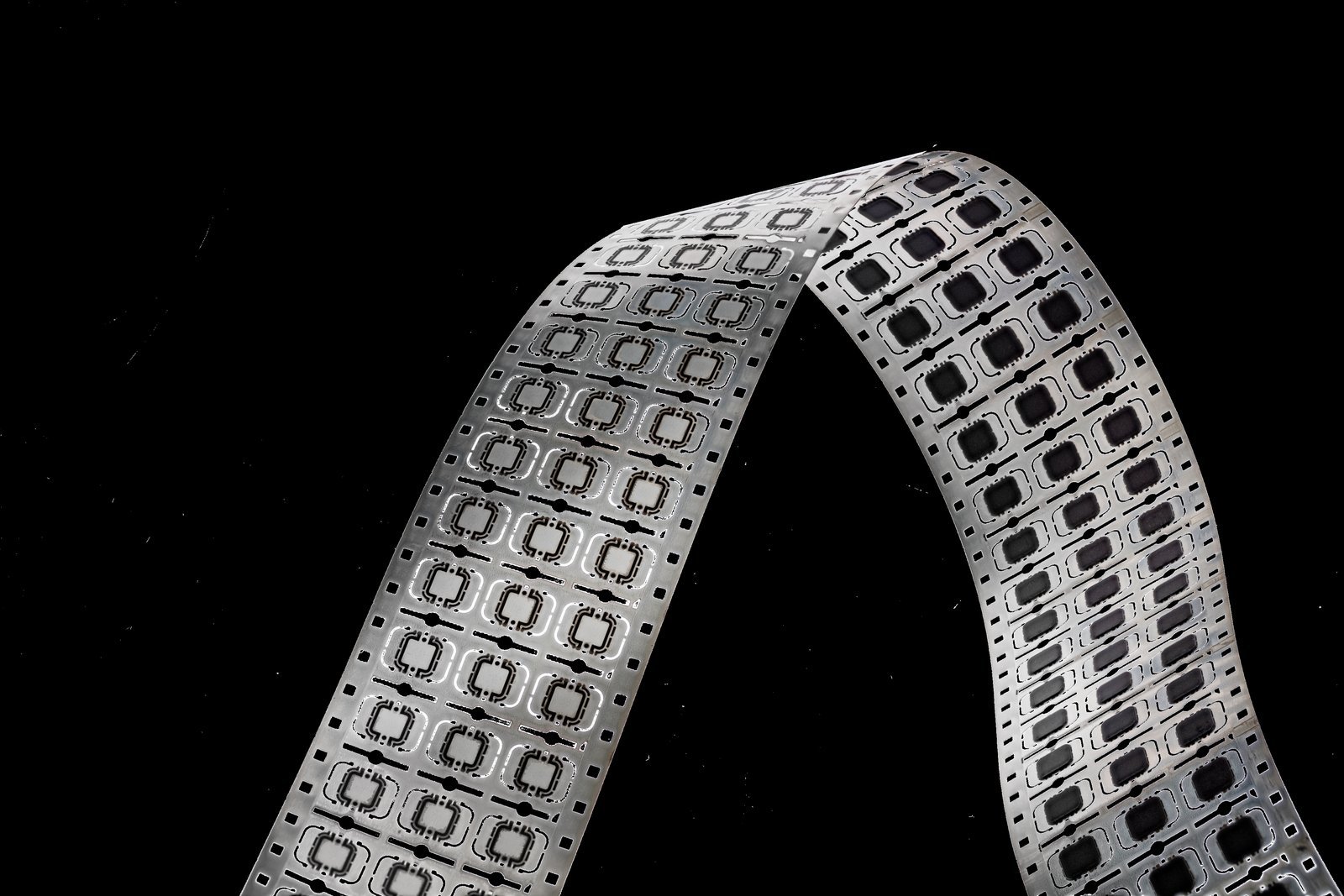 Smartcard modules on 35 mm tape